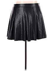 Scoop Faux Leather Skirt