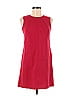 Ann Taylor LOFT Solid Red Casual Dress Size 0 (Petite) - photo 1