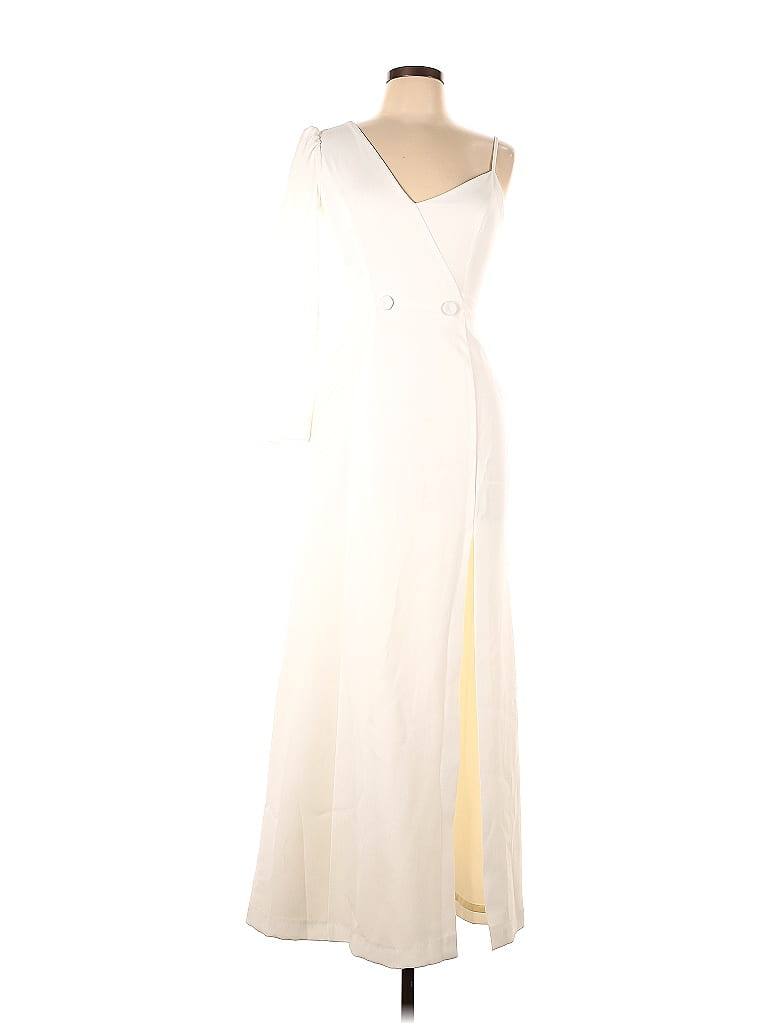 BCBGMAXAZRIA 100% Polyester Ivory Cocktail Dress Size 4 - photo 1
