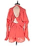Superdown 100% Rayon Orange Romper Size XS - photo 2