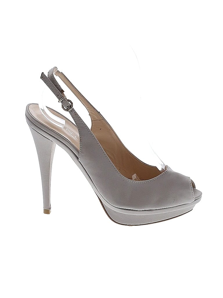Aura Gray Heels Size 37.5 (EU) - photo 1