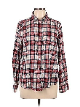 J.Crew Factory Store Long Sleeve Button-Down Shirt (view 1)