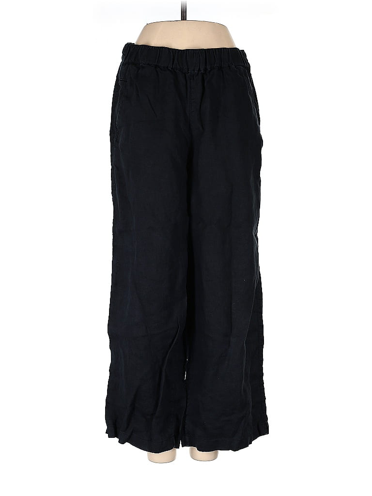Cynthia Rowley 100% Linen Black Casual Pants Size S - photo 1