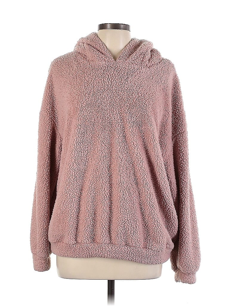 Shein 100% Polyester Pink Pullover Hoodie Size 12 - photo 1