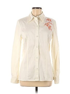Dana Buchman Long Sleeve Button-Down Shirt (view 1)