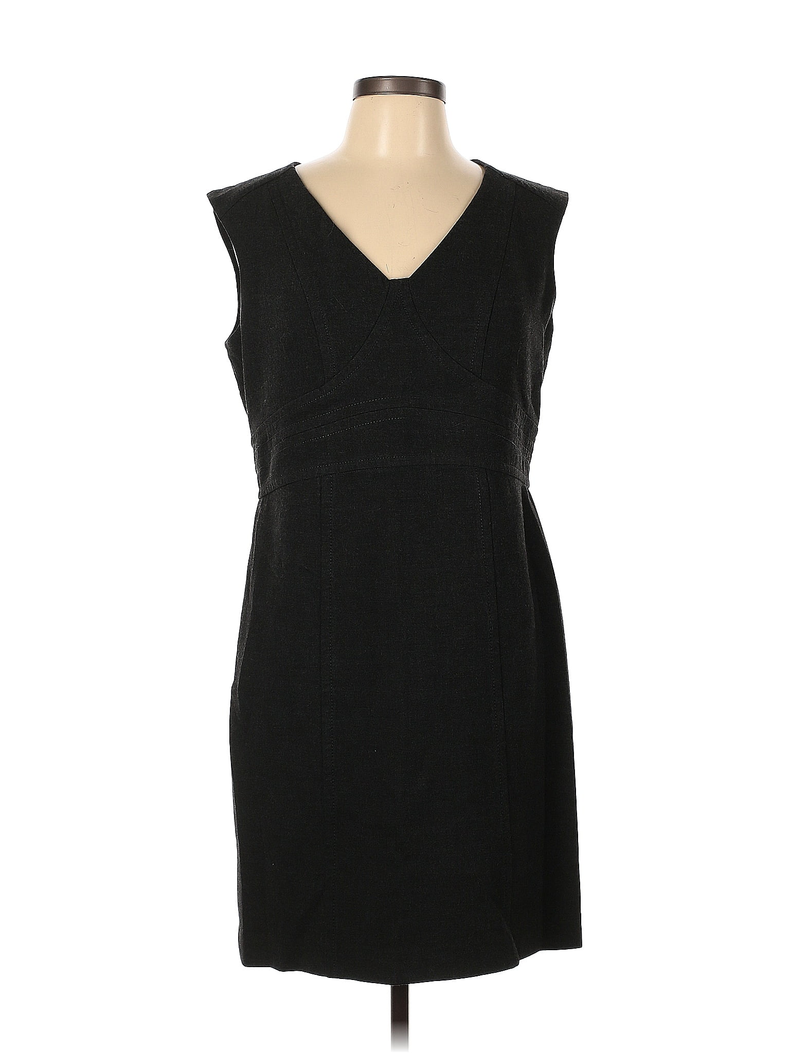 Ann Taylor LOFT Black Casual Dress Size 12 (Petite) - 66% off | ThredUp