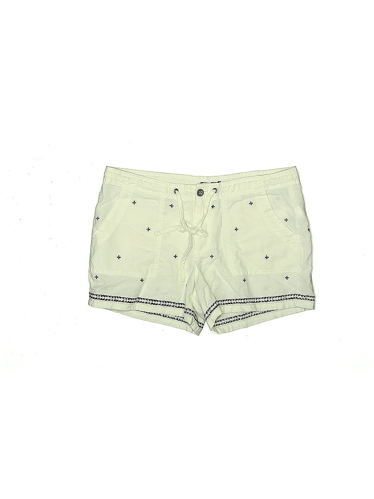 Gap Outlet Acid Wash Print Hearts Stars Polka Dots Green Shorts Size 8