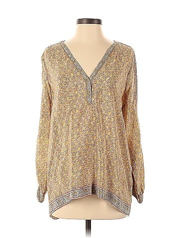 Calypso St. Barth Long Sleeve Silk Top (view 1)