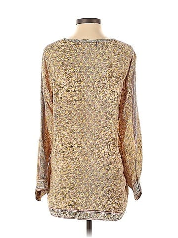 Calypso St. Barth Long Sleeve Silk Top (view 2)
