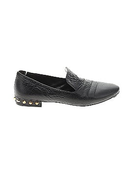 Balenciaga Leather Studded Loafers (view 1)