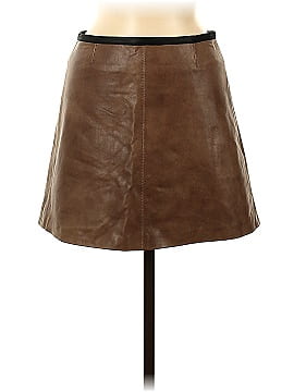 Veda Leather Skirt (view 1)