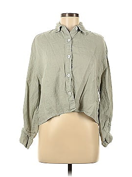 Zara Long Sleeve Button-Down Shirt (view 1)