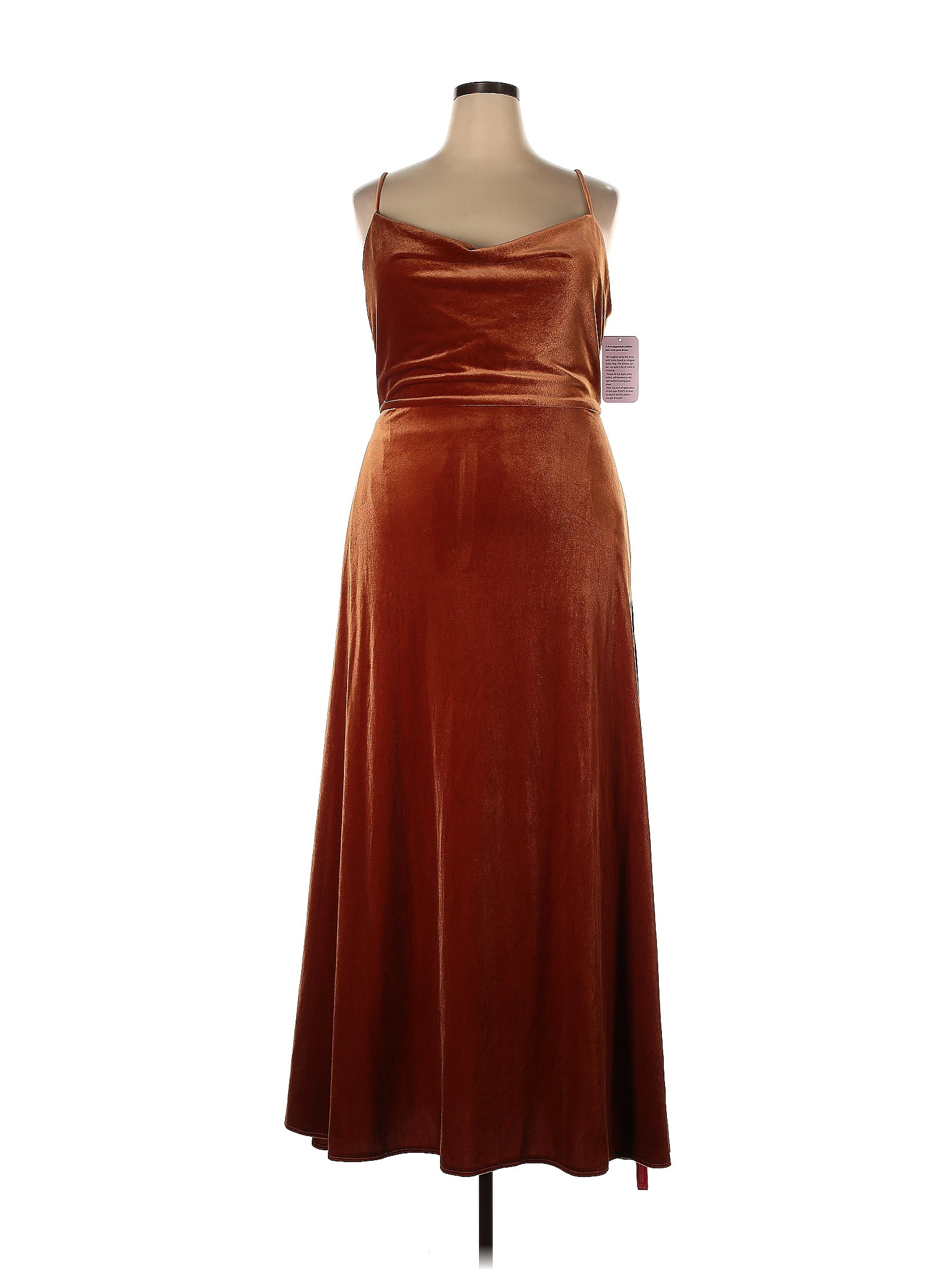 After Six Brown Cocktail Dress Size 18 (Plus) 60 off ThredUp