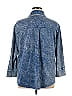 Jane and Delancey Marled Acid Wash Print Batik Ombre Blue Long Sleeve ...