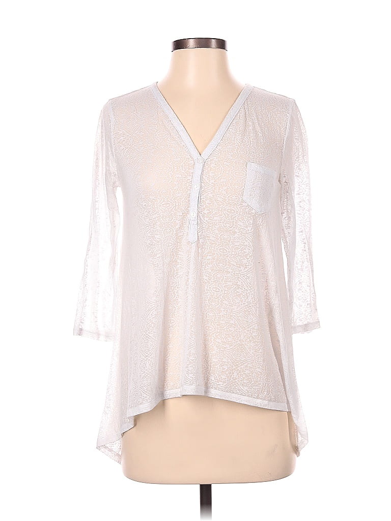Saks Fifth Avenue White Long Sleeve Blouse Size XS - 74% off | ThredUp