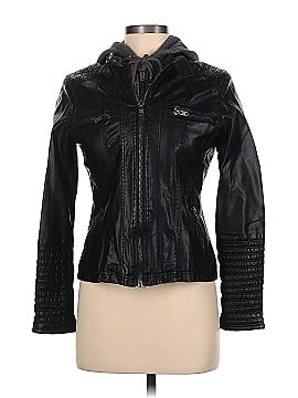Comme Faux Leather Jacket (view 1)