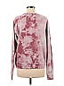 Goodbody Goodmommy Floral Motif Acid Wash Print Batik Paint Splatter Print Tie-dye Pink Sweatshirt Size M - photo 2