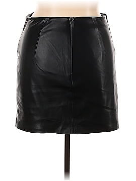 MNG Faux Leather Skirt (view 2)