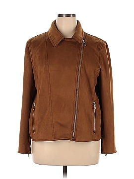 Ann Taylor Faux Leather Jacket (view 1)