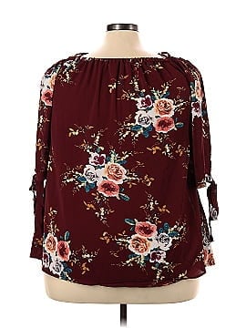 Rose Gal 3/4 Sleeve Blouse (view 2)