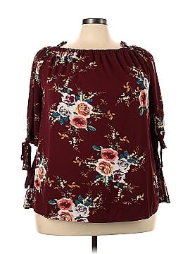 Rose Gal 3/4 Sleeve Blouse (view 1)