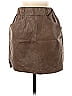 Zara Basic Brown Faux Leather Skirt Size XS - photo 1