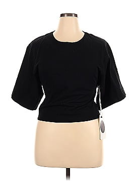 Bassike Short Sleeve Blouse (view 1)