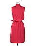 Tahari 100% Polyester Solid Red Casual Dress Size 8 - photo 2