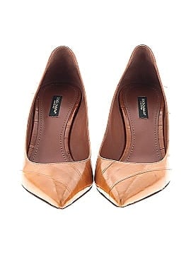 Dolce & Gabbana Stripe Stich Eel Leather Heels (view 2)