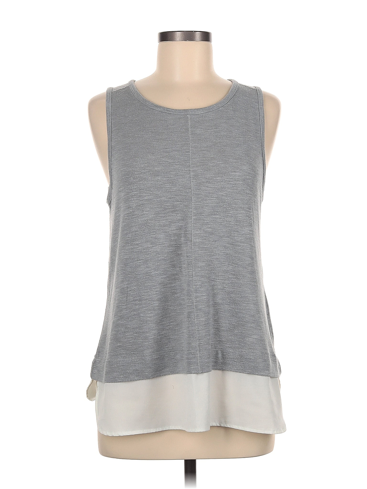 J.Crew Factory Store Gray Sleeveless T-Shirt Size M - 56% off | ThredUp