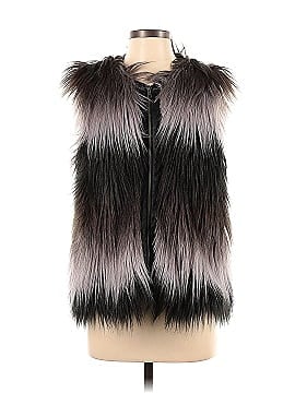 Waverly Grey Faux Fur Vest (view 1)