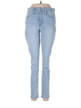 Madewell Tall 9" Mid-Rise Skinny Crop Jeans in Coolmax&reg; Denim Edition (view 1)