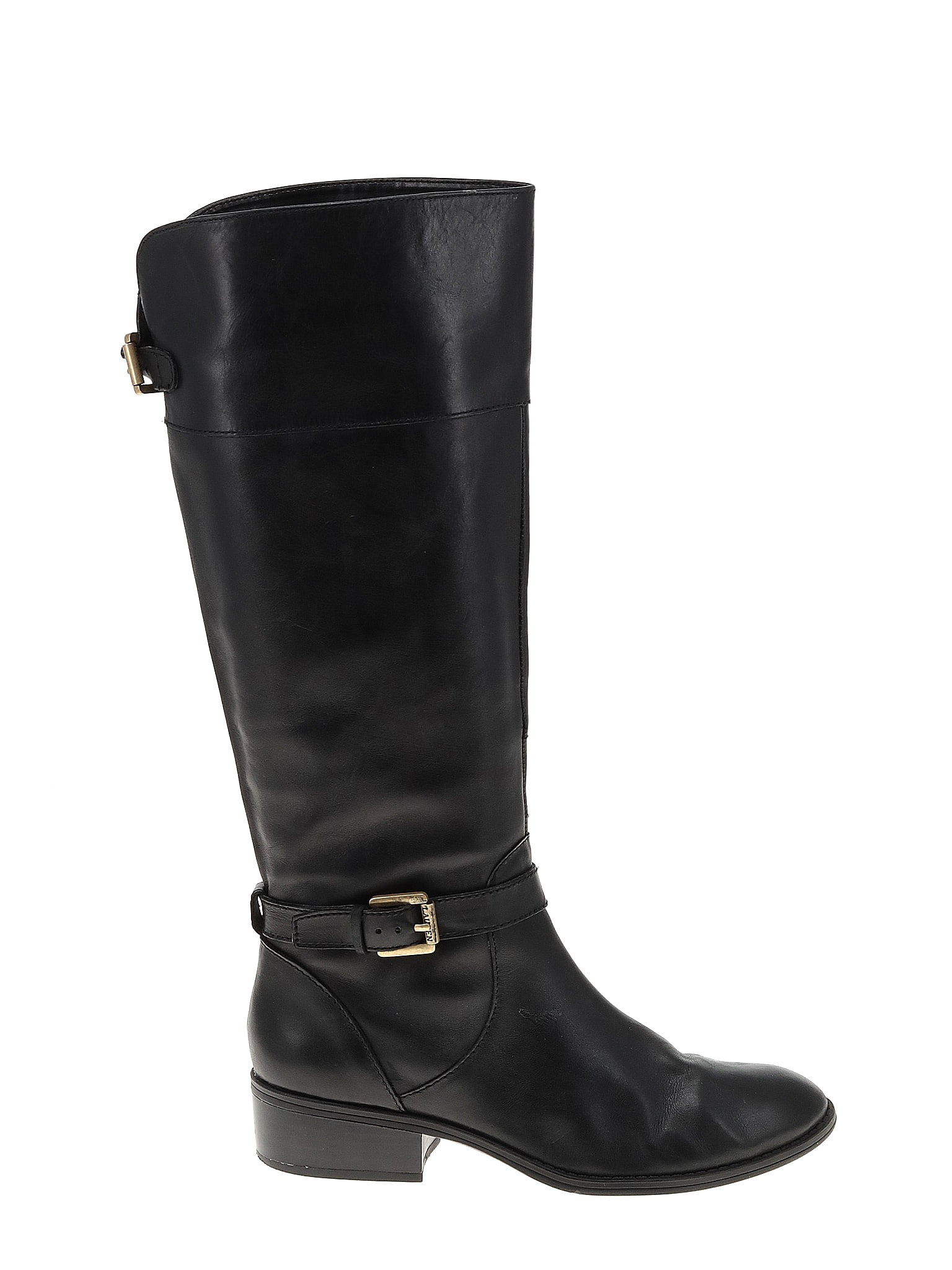 ralph lauren black boots mens