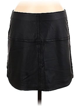 GF Collection Faux Leather Skirt (view 1)