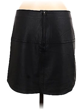 GF Collection Faux Leather Skirt (view 2)