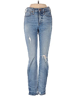 Madewell 9" High-Rise Skinny Jeans: Destructed-Hem Edition (view 1)