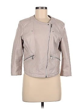 CoffeeShop Faux Leather Jacket (view 1)