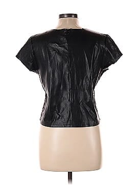 Romeo & Juliet Couture Faux Leather Top (view 2)
