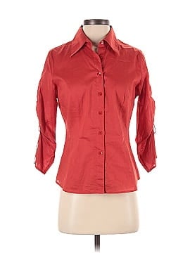Laundry by Shelli Segal 3/4 Sleeve Button-Down Shirt (view 1)