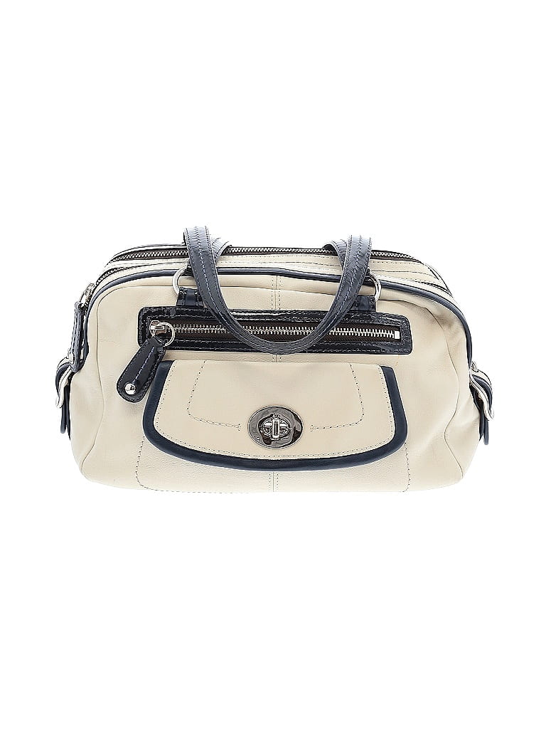 Coach 100% Leather Ivory Leather Shoulder Bag One Size - 73% Off 