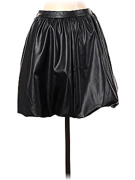 Versona Faux Leather Skirt (view 2)