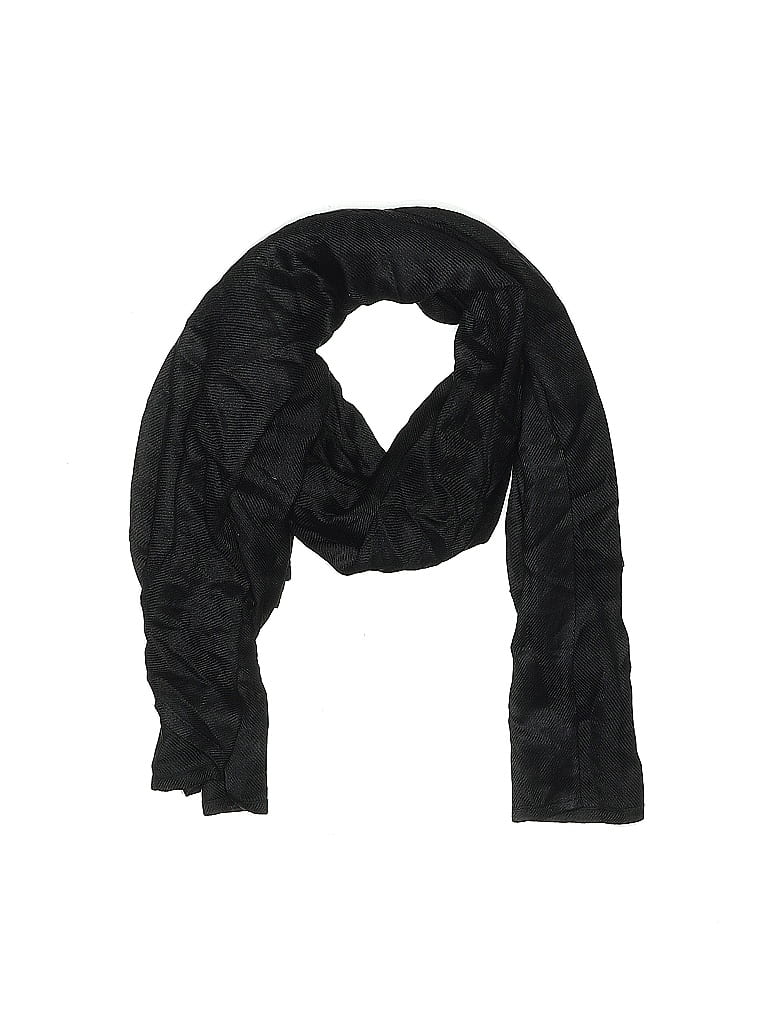 Pre-owned Assorted Brands Scarf In Black