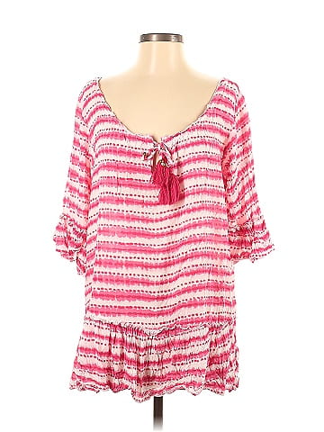 Top It Off 3/4 Sleeve Blouse (view 1)