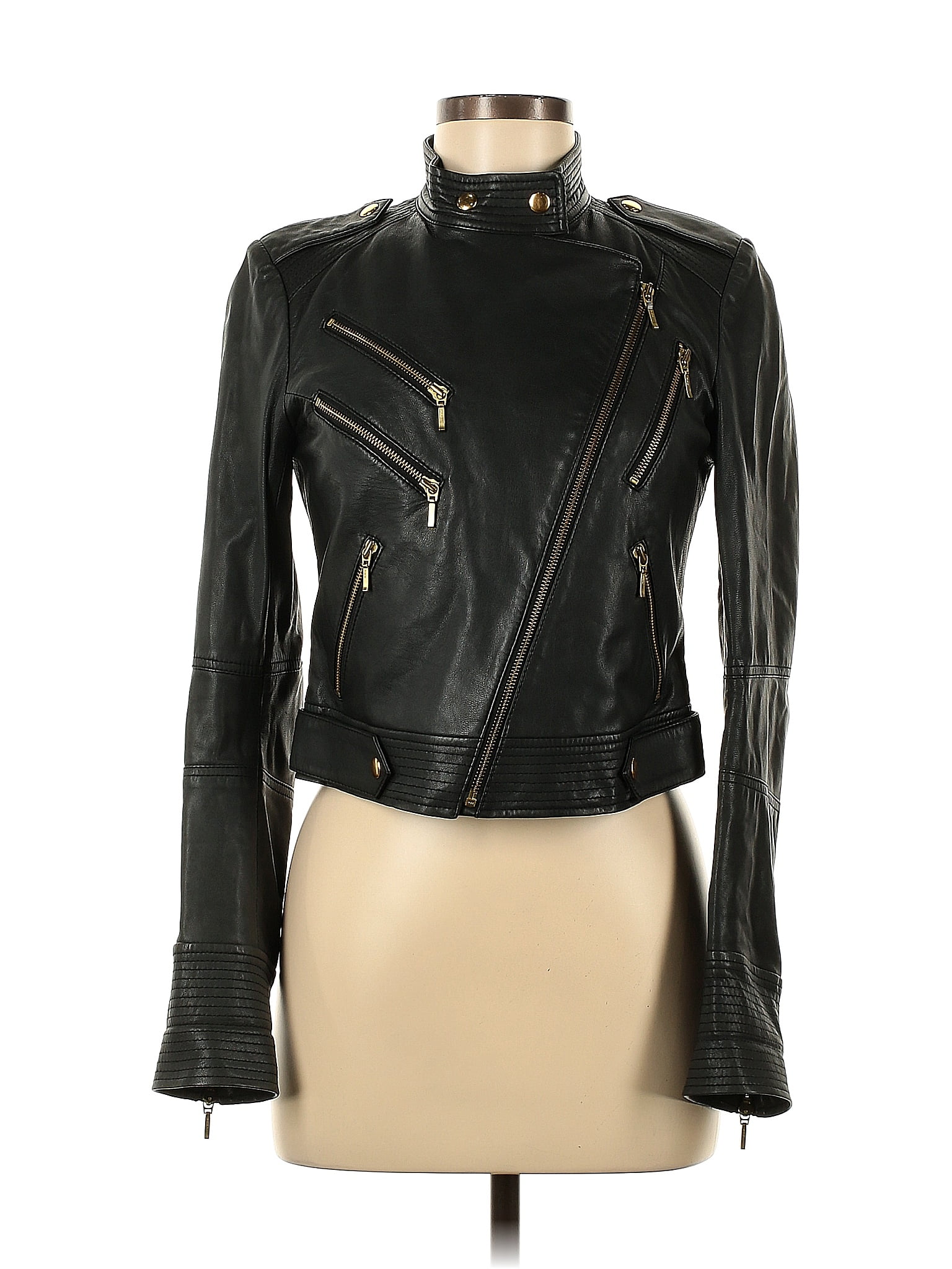 Truth and Pride 100% Leather Black Leather Jacket Size M - 69% off ...