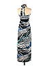 Soma Graphic Tropical Blue Casual Dress Size S - photo 2
