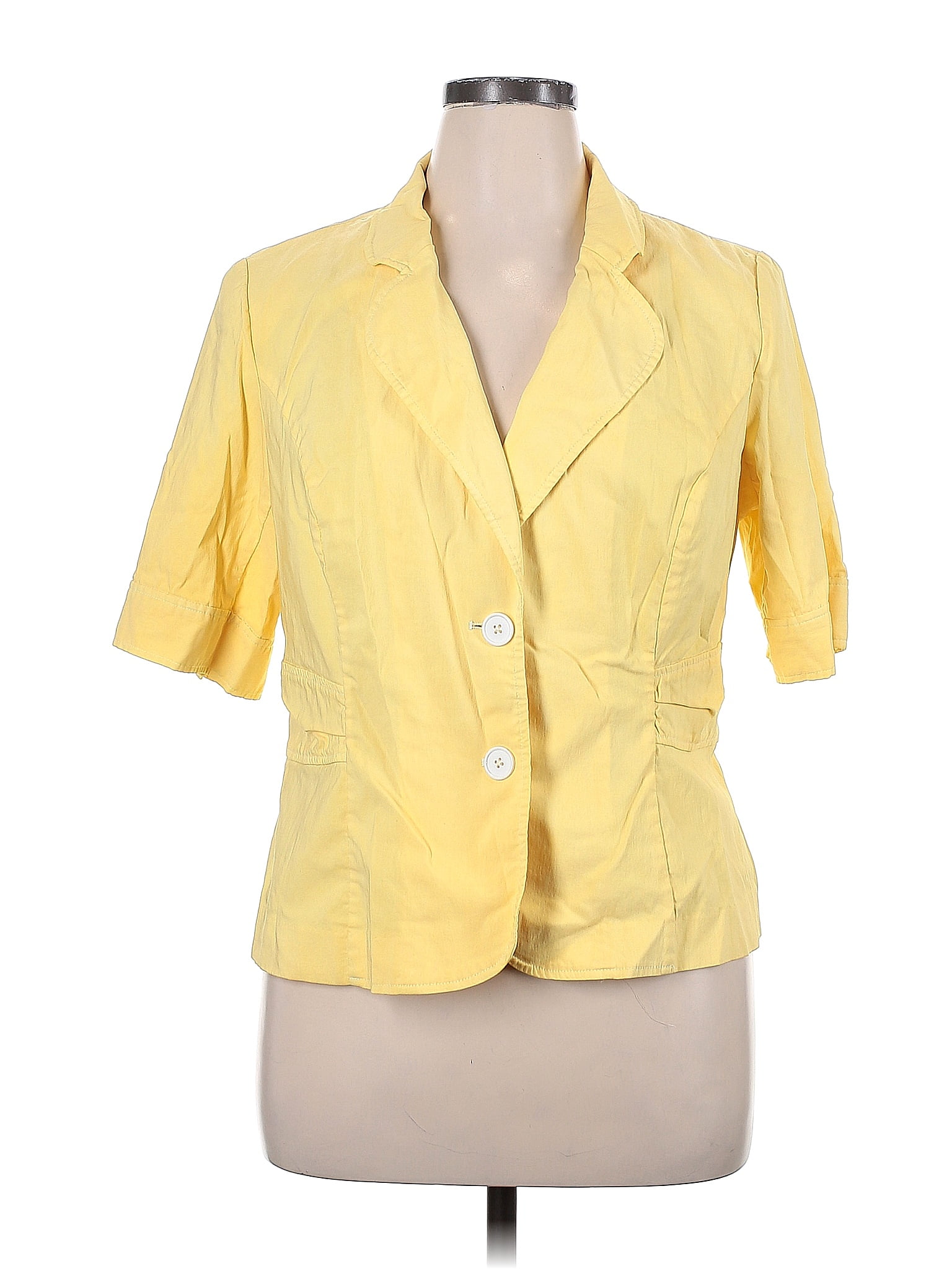 Lane Bryant Outlet Yellow Blazer Size 14 16 Plus (Plus) 47 off