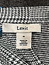 Lewit 100% Viscose Houndstooth Argyle Checkered-gingham Plaid Chevron-herringbone Gray Casual Dress Size 0 - photo 3
