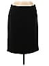Talbots Solid Black Casual Skirt Size 6 - photo 1