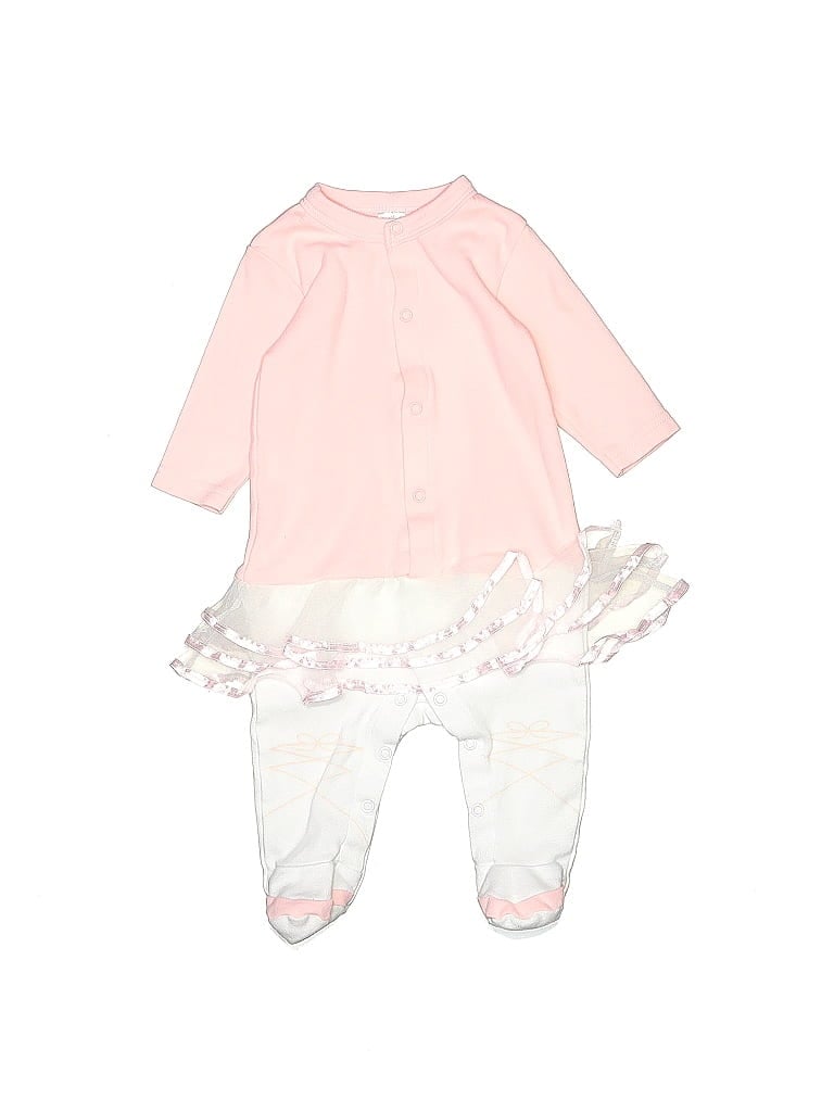 Baby Aspen 100% Cotton Pink Long Sleeve Outfit 3-6 MO / 6 MO - photo 1