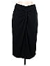 Banana Republic Solid Black Casual Skirt Size L - photo 1